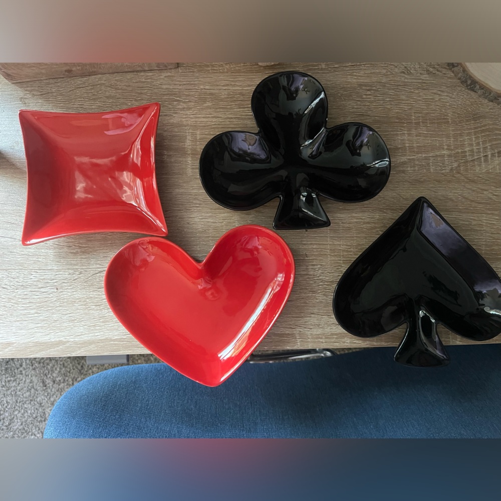 Heart Diamond Club Spade Suit Plates